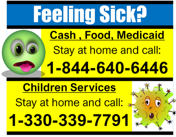 Please stay home if you feel sick. – Click Here