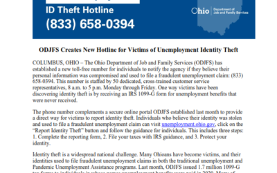 Ohio Unemployment ID Theft Hotline